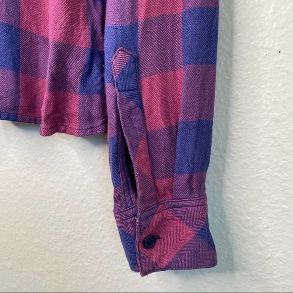 Rails Dylan Plaid Rouge Dusk Check Long Sleeve - Picture 6 of 7